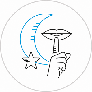 Fluisterstille nachtstand